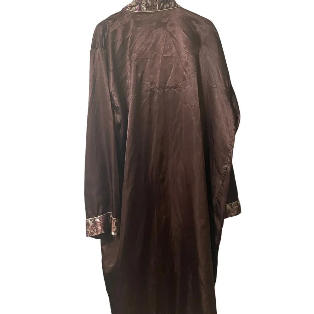 Long Satin Robe - Picture 2 of 3